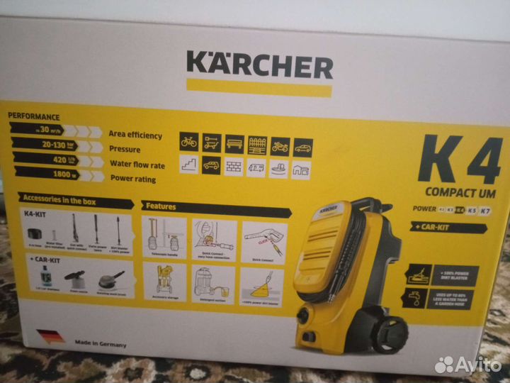 Мойка высокого давления karcher k4 compact um