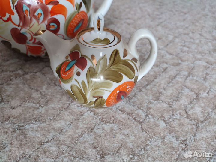 Набор чайников Золотой петушок, винтаж, СССР
