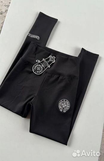 Теплые лосины Chrome Hearts