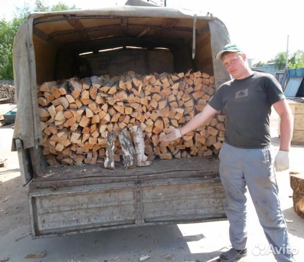 Дрова березовые Газелью 3 куба
