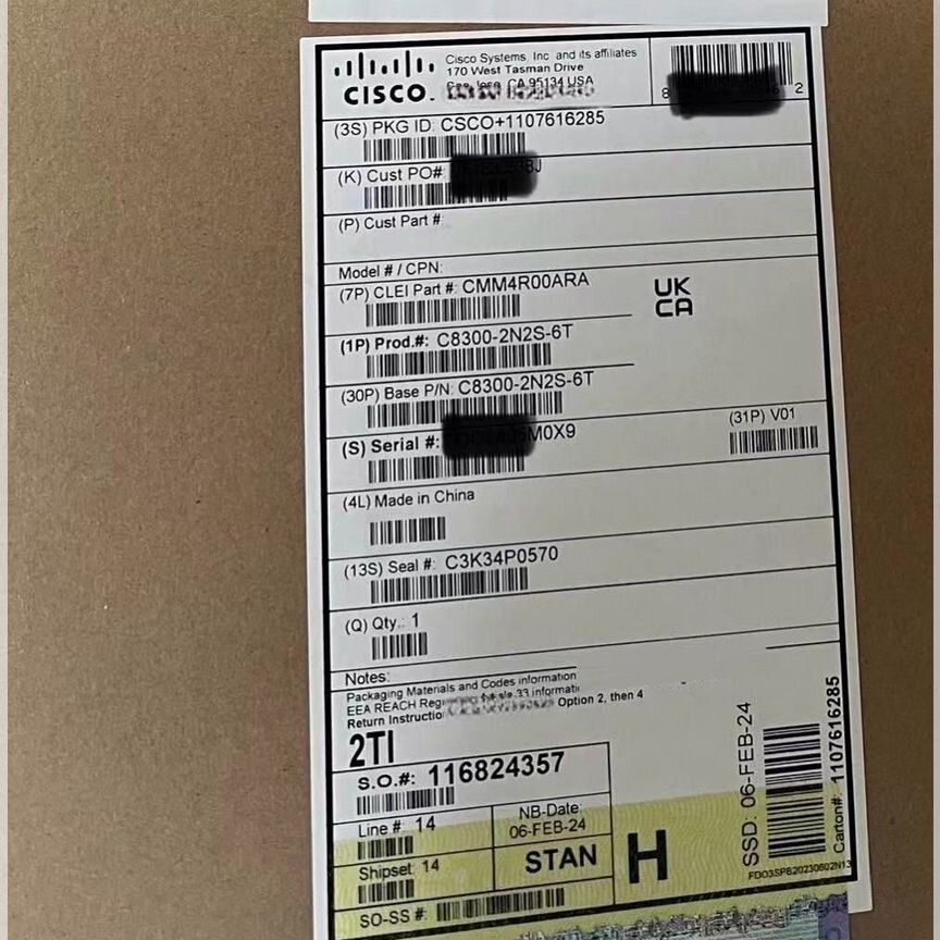 [C8300] Маршрутизатор Cisco -2n2s-6t C8300