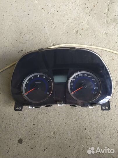 Панель приборов hyundai solaris 1 рестайлинг