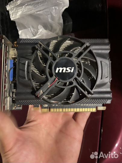 Видеокарта 2 gb msi