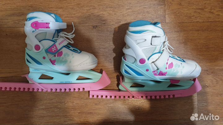 Коньки nordway детские раздвижные 31 36