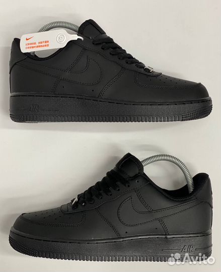 Кроссовки Nike Air force чёрные 4