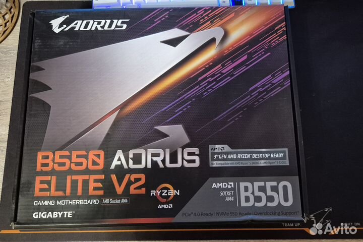 Комплект b550 elite V2 + 5900X + 32 Gb