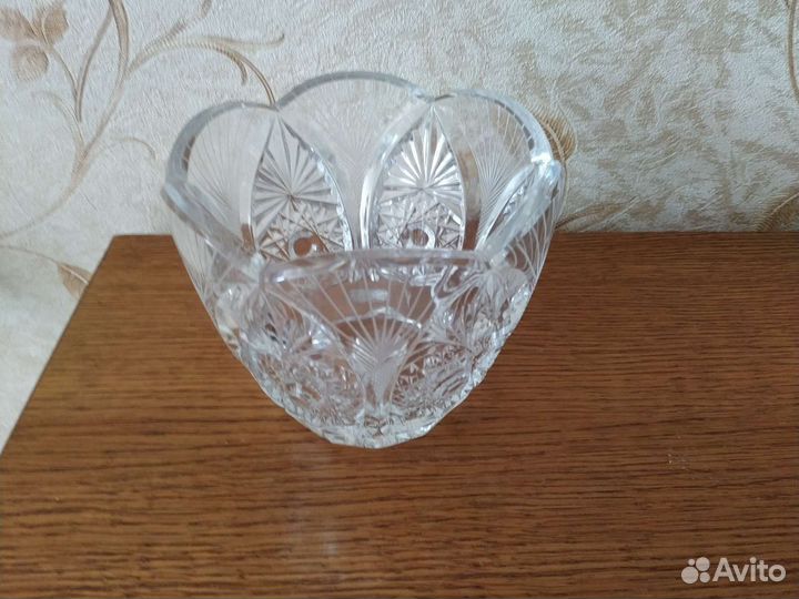 Салатник хрустальный СССР