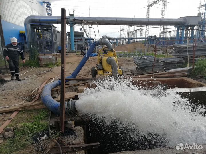 Водопонижение и откачка мотопомпами Varisco, Борей