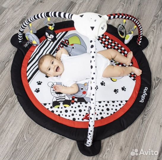 Развивающий коврик для новорожденного с музыкой