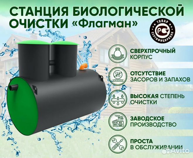 Септик / канализация для дома в наличии