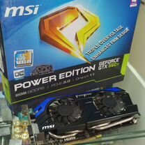 MSI Gtx660ti 2g видеокарта с коробкой