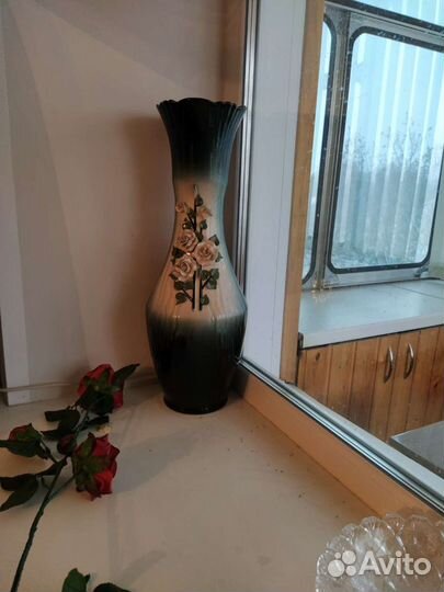 Ваза напольная керамическая