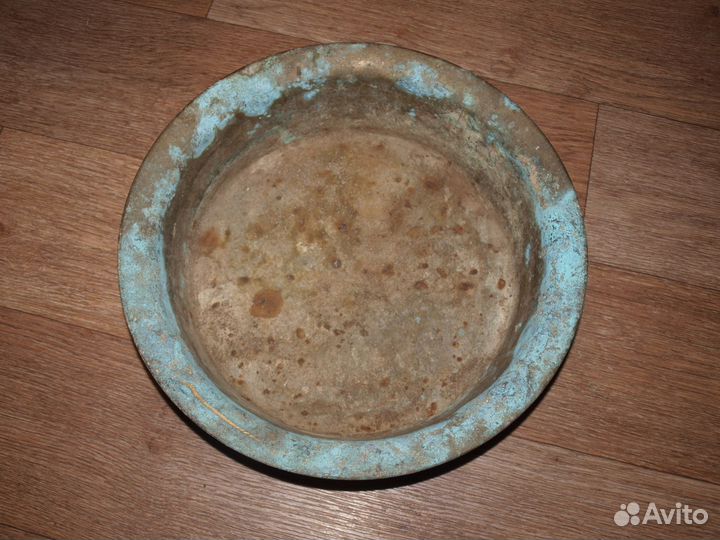 Таз латунный