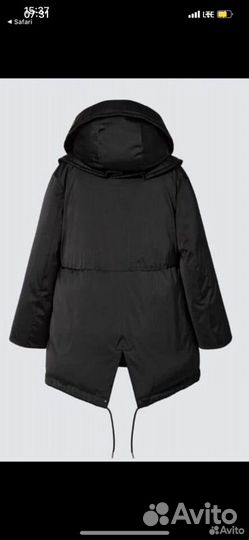 Парка uniqlo jil sander S