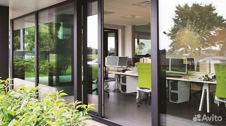 Алюминиевое окно /остекление беседок