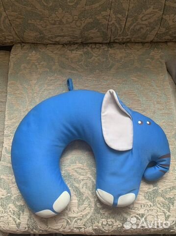 Детская дорожная подушка, наполнение бусинки