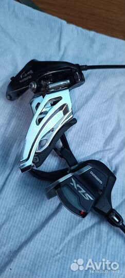 Передний переключатель shimano deore xt