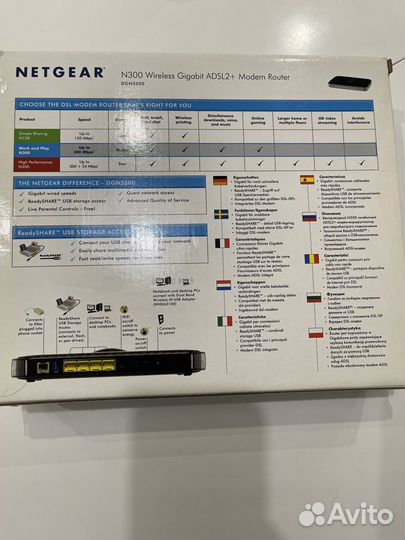 Модем-маршрутизатор Netgear N300