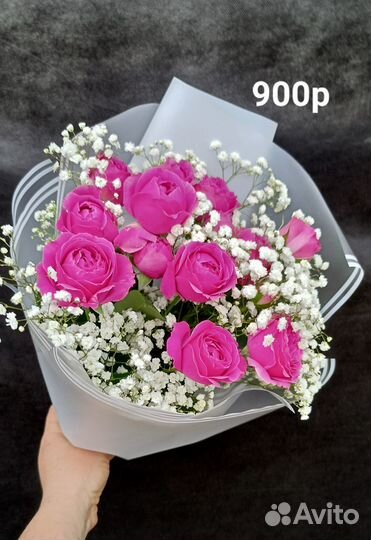 Букеты из живых цветов