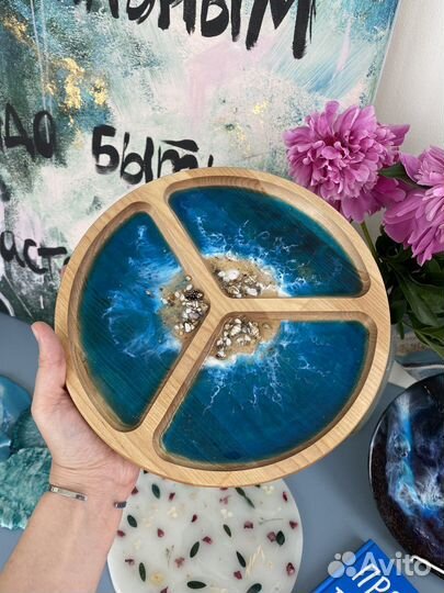 Менажница с эпоксидной смолой