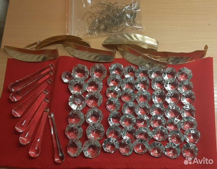 Подвески хрустальные для люстр и светильники СССР