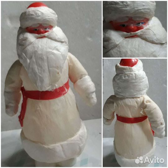 Дед мороз и снегурочка ватная СССР