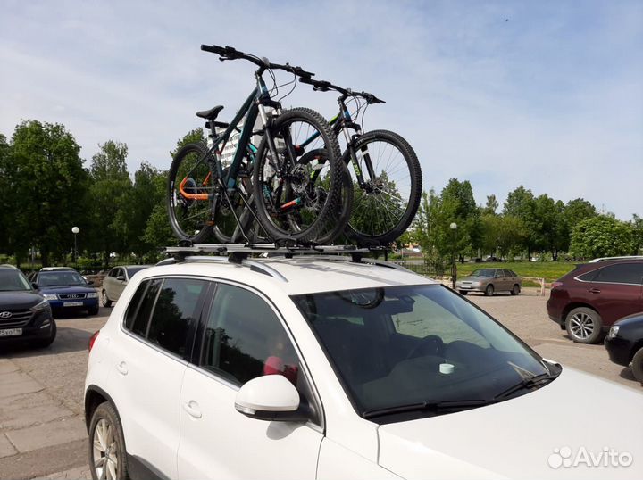 Велобагажник на рейлинги алюминиевый