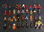 Lego минифигурки marvel super heroes dc