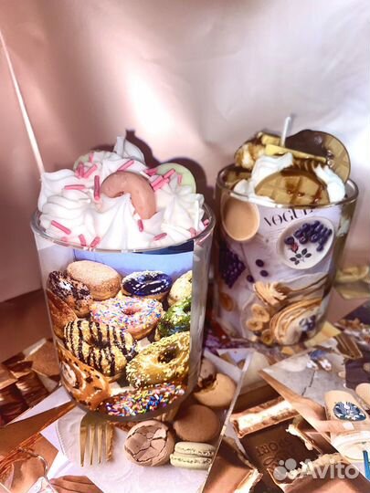 Десертная свеча (свечи ручной работы )