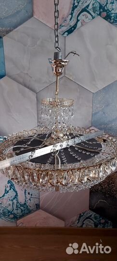 Люстра хрустальная