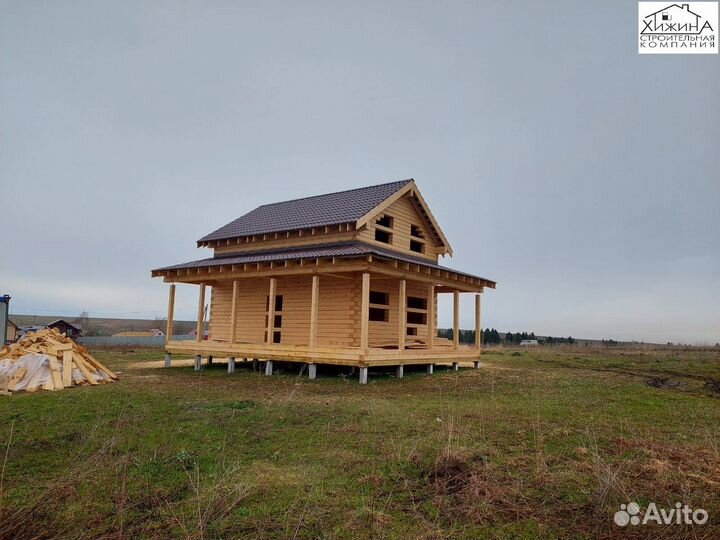 Дома срубы из бруса 8х10 строительство ремонт
