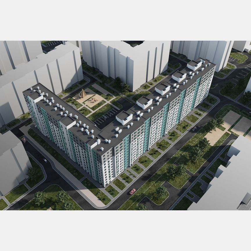2-к. квартира, 52 м², 2/12 эт.