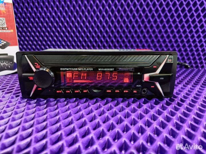 Магнитола 1дин, блютуз, аукс,юсб,2 rca