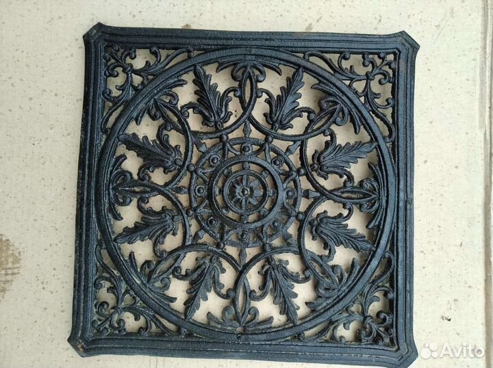 Решетка декоративная чугун