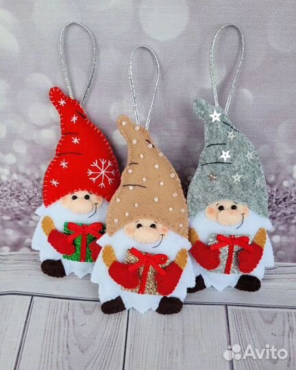 Игрушки из фетра ручной работы