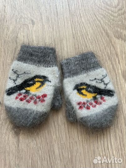 Варежки зимние детские