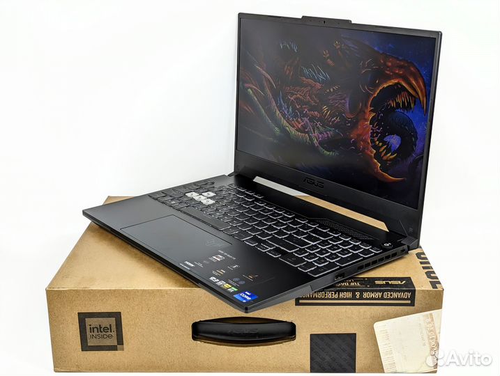 Игровой asus TUF I7-12650H/RTX3060/16GB/512GB/144H