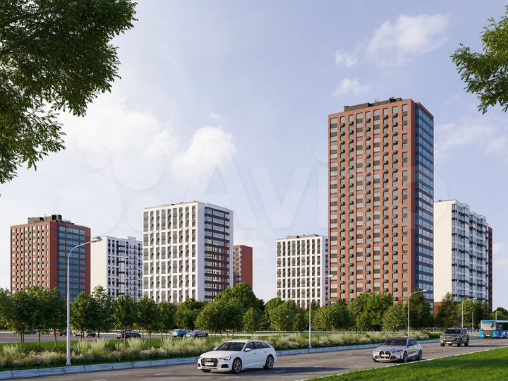 2-к. квартира, 63,4 м², 7/24 эт.