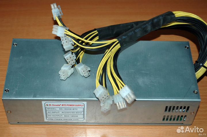 Блок питания для майнинга 1600w; 1800w; 2000w