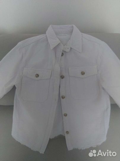 Рубашка zara для девочки 122р