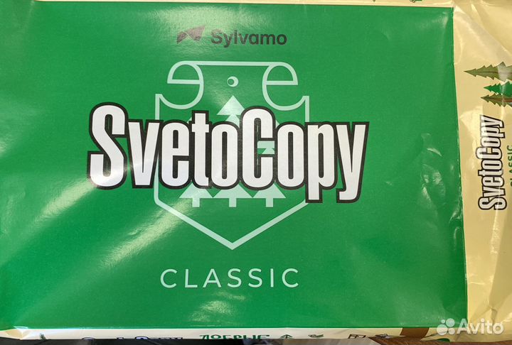 Бумага Svetocopy а4 белая (не эко)