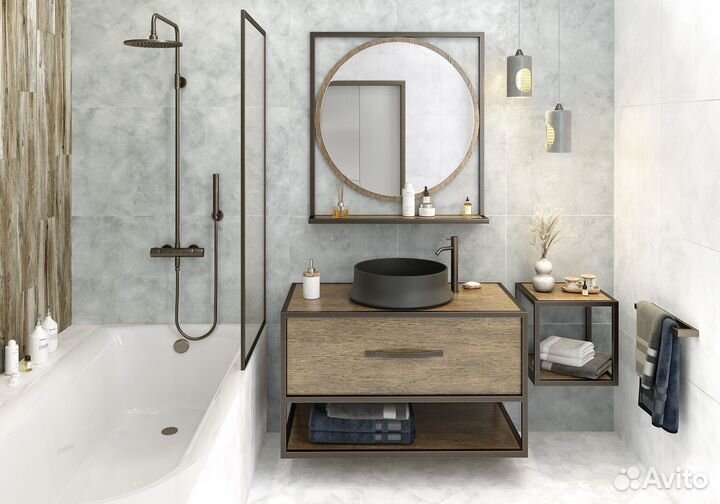 Керамогранит Cersanit Soul, 42х42, серый