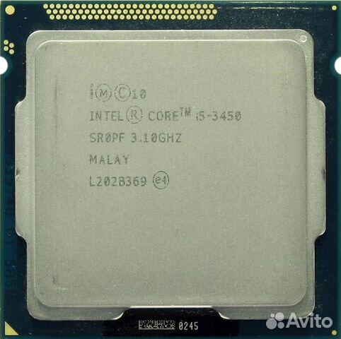 Процессор intel core i5 3450