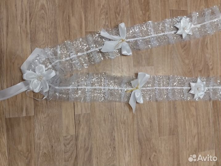 Свадебные украшения на машину продам