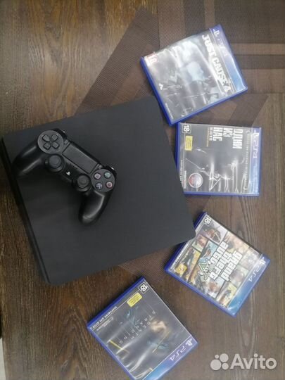 Sony playstation 4 slim с играми