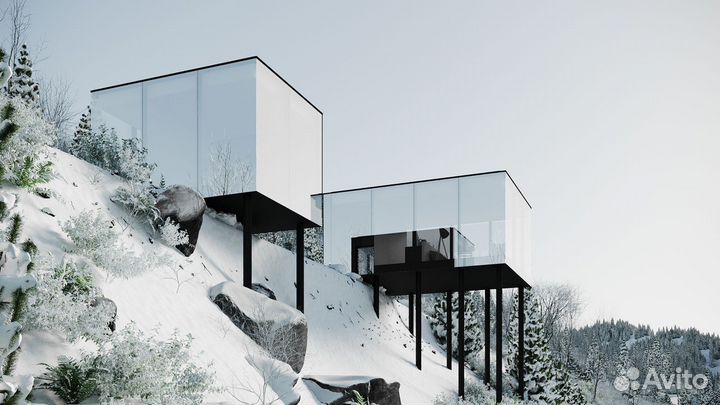 Модульные дома для баз отдыха сборка до 4 дней