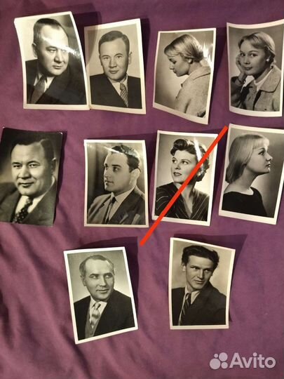 Открытки №1. Фотографии актёров СССР (50-60-ых гг)