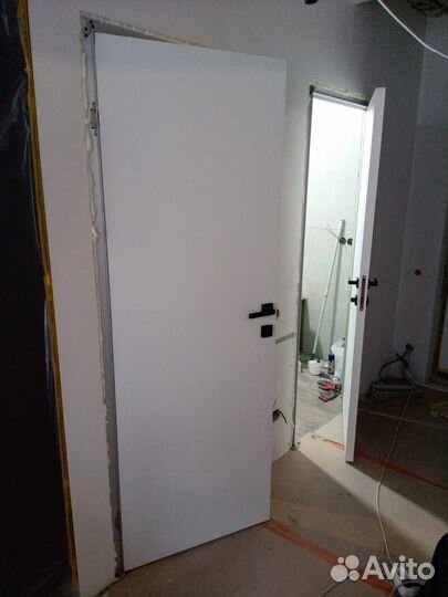 Скрытые межкомнатные двери под покраску