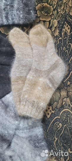 Носки и варежки из собачьей шерсти