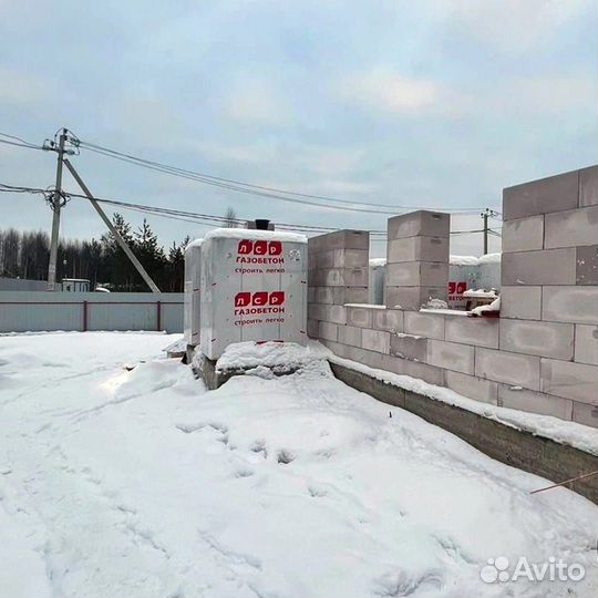 Газобетонные блоки LSR/SLS с размером 625*250*200м